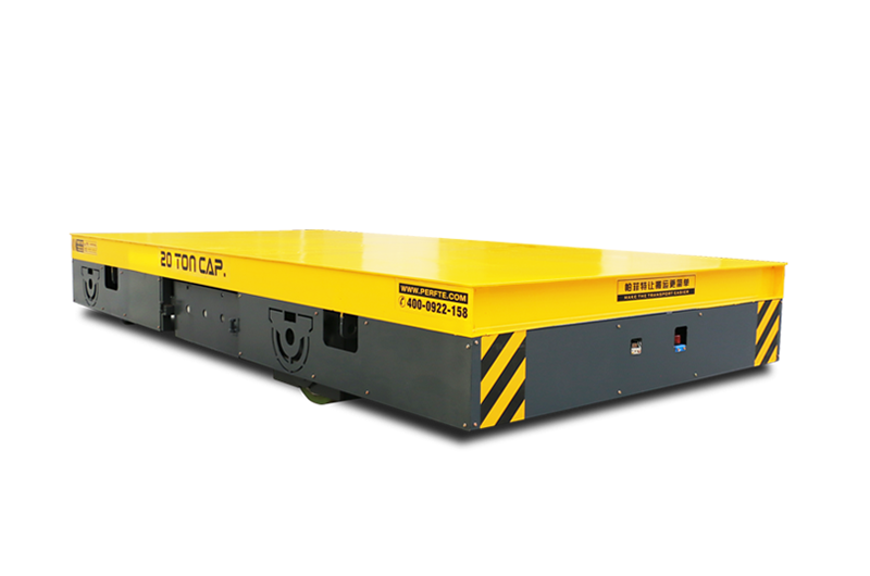 安徽20噸無軌電動平車電動平車交付成功