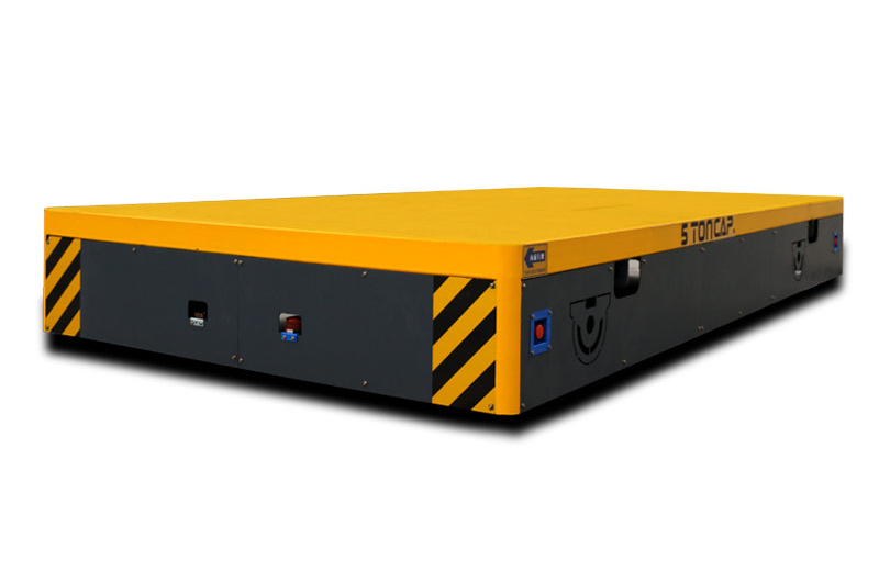 山東省濱州市BWP-5噸無軌電動(dòng)平車順利交付